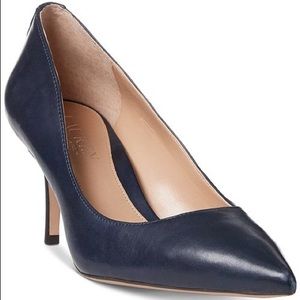Ralph Lauren Navy Heels